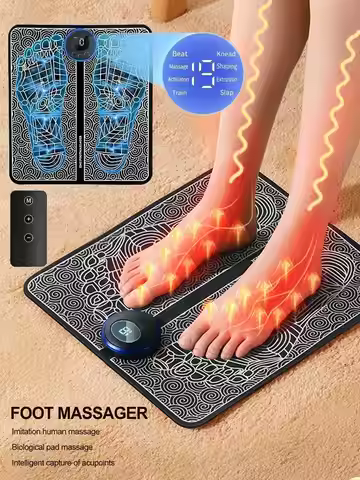 Foot Massager EMS Foot Massage Pad Pulse Fully Automatic Foot Pressing Device