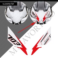 Bike Tank Pad Front Face Fender Headstock Stickers Decals 2024 - 2026 For Zontes  ZT703-F ZT-703F ZT