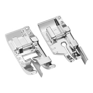 2-Piece Stitch in Ditch Foot and 1/4''(Quarter Inch) Quilting Patchwork Presser Foot with Edge Guide