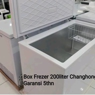 Box Freezer Changhong 200liter CRF-210(kota cirebon)