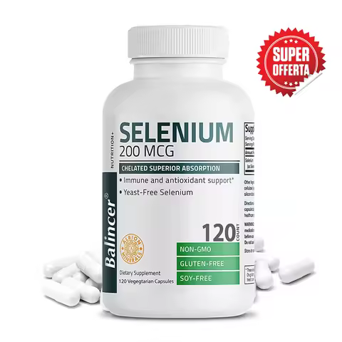Thyroid Support Complex Contains Selenium for Energy Levels, Metabolism, Fatigue and Brain Function