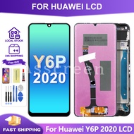 LCD For Huawei Y6P Y6 Prime Y6 Pro 2020 2019 2018 2017 LCD Original Display Touch Screen with Frame