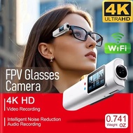 2.7K HD Glasses Camera WiFi Mini Digital Camera 0.96inch IPS Screen Motorcycle Action Cam Eyeglasses