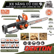 Dekton M21-CS12BLC 12-inch battery-powered chain saw, automatic oil pump, anti-backkick safety switc