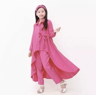 Celina Kids Set Usia 12-14 Tahun Bahan Katun Rayon Setelan Anak Perempuan Import Baju Anak Anak Lucu