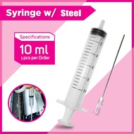 1 syringe with steel pipe for inkjet printer solution and ink