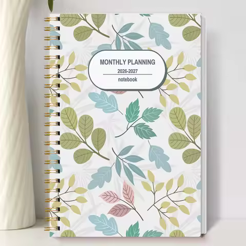 2026-2027 A5 Weekly & Monthly Planner – Jan 2026 to Dec 2027 Spiral Organizer with Calendar & Notes,