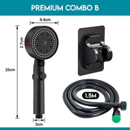 [5 Modes] Worthbuy Adjustable High Pressure Shower Head Water Spray Kepala Paip Air Hujan Handheld M