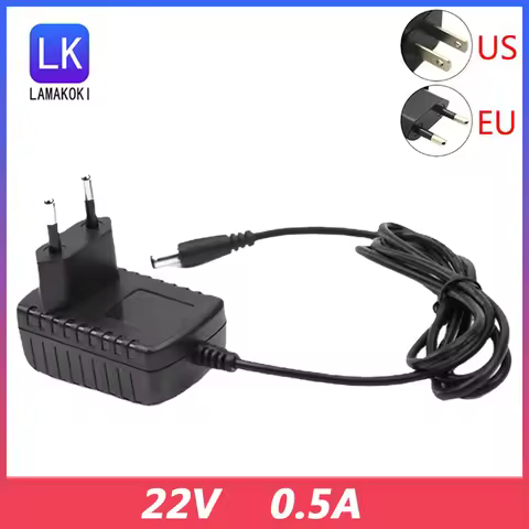 AC 100-240V 50/60HZ DC 22V 0.5A 500MA Power Adapter Surveillance Camera Power Cord