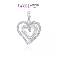 Taka Jewellery Diamond Pendant 18K Heart
