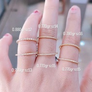 375% gold ring