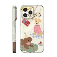 Hardcase Motif 3 Cute Dog Iphone 13 pro Iphone 12 pro Max Iphone 13 Mini Iphone 7/8 Iphone Case HP