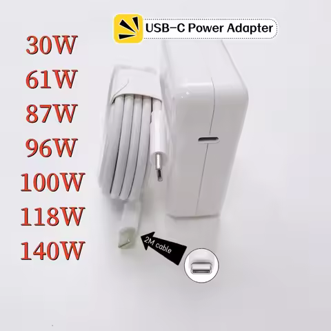 30W 61W 87W 96W 100W PD USB-C Notebook Laptops Power Adapter Type-C Fast Charger For MacBook Pro 12