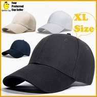 GEC Adult Unisex Premium Quality XL Size Big Baseball Cap Plain Cap Casual Cap Golf Cap Sport Cap