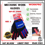 WORKPRO MECHANIC WORK GLOVES -SIZE : L -WP-HT-371001