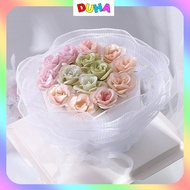 White Mesh Chiffon 1-Layer Cake Wrap DUHA 089