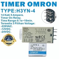 OMRON H3YN-4 14PIN 220V TIMER/12VDC/24VDC
