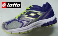 特賣會 義大利第一品牌-LOTTO  女款5大機能超輕量ZENITH避震跑鞋 3427-灰紫 超值價$590