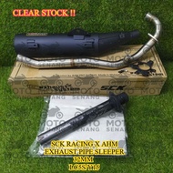 SCK RACING AHM SLEEPER EXHAUST PIPE Y15ZR / LC135 4S / 5S / VF3I / RS150 HONDA SYM YAMAHA 32MM
