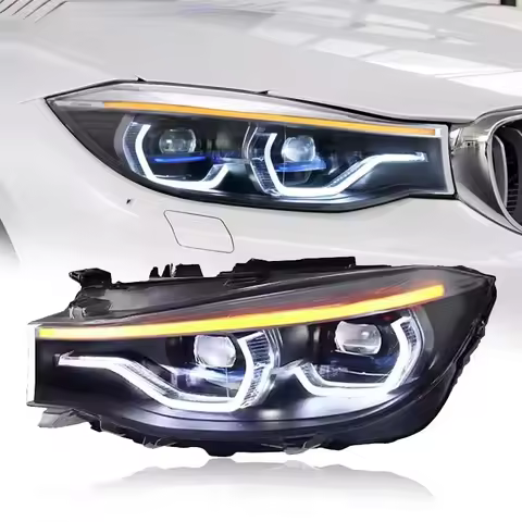 For F34 3 Series GT LED Headlights 2013-2020 Headlights F34 DRL Turn Signal High Beam Angel Eye Tool