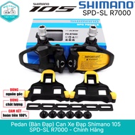 Shimano 105 SPD-SL PD R7000 Road Bicycle Pedal Pedal – Genuine Malaysia, SM-SH11 Rail Included