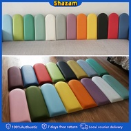 【20cmx50cm】Creative Solid Color Baby Safety Protect Sound Proof Anti-collision Home Wall Sticker Soft Foam Waterproof Self-adhesive Headboard DIY Kids Room Tatami Bed Soft Bag Cushion