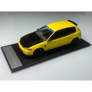 TW Tarmac 1/18 Honda Civic Sports Car (Resin Closed Car Model) Honda Civic Type R EG6 Spoon Coating 
