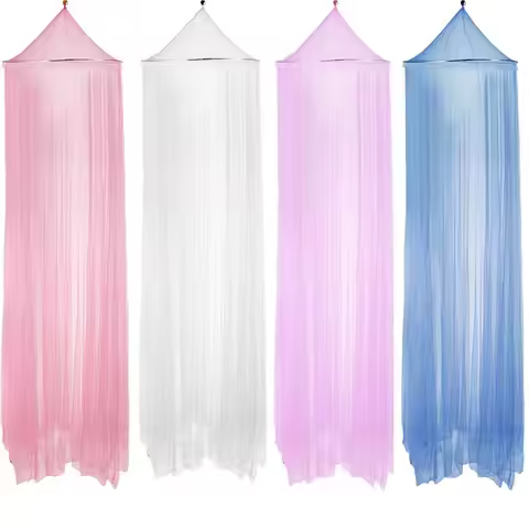 E2 Princess Style Mosquito Net Mesh Bed Canopy Hung Dome Home Canopy Bed Curtain Tent Mosquito Mesh 