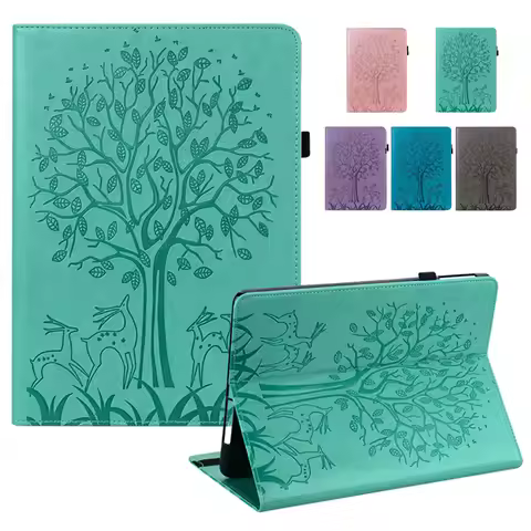 Case for Samsung Galaxy Tab S2 9.7 inch SM-T810 T813 T815 Case Coque Embossed Tree Wallet Tablet for