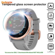 For Garmin Fenix 7/7X/7S Fenix6 6s 6x Solar Pro Forerunner 735XT Tempered Glass Screen Protector Film Smartwatch Screen Protetcor Accessories