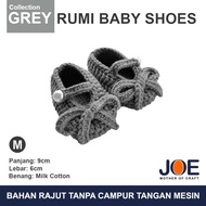 JOE Rumi Knitted Baby Shoes 0-12M | Kasut Budak  | Kasut Kanak Kanak | Newborn Baby Shoes