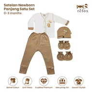 Refox - Baby Clothes Set 0-3 Months Complete Set Premium Newborn Baby Clothes Set Long Sleeve Baby B