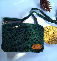 Tas Slempang Rajut Laila 3 ruang by syafa