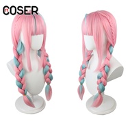 【COSER 77】Hololive Minato Aqua Vtuber เครื่องแต่งกายคอสเพลย์ การ์ตูนอะนิเมะ Cosplay Wig Costume Dres