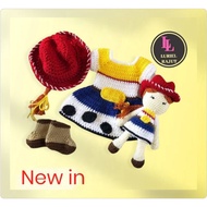 (ORIGINAL) Jessie de toy story costume/baby knitted clothes