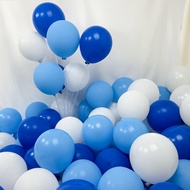 Blue Ocean Balloon Set Macaron Latex Balloon Wedding Scene Decoration Balloon Party Decoration Ballo