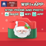 Kids Camera Toys Wifi Transmission APP Sync Phone And Photo 2.0 Inch IPS Screen Card Christmas Gift Educational Toddlers