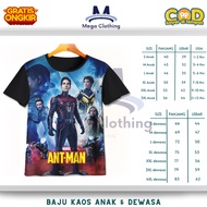 Ant-Man Superhero T-Shirt v4 Kids & Adults | Couple Clothes for Children & Adults 3D Superhero Ant-M