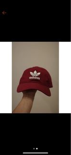 Adidas 酒紅色帽子 正版