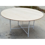 Folding Table -Round size  180dia x 75H cm or 6 feet