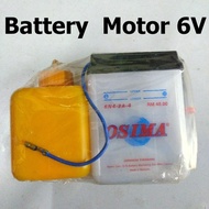 Motor Osima Battery (6N4-2A-4) Honda Yamaha Suzuki Bateri Motosikal 6v 6N4-2A-4 MODENAS Motorcycle B