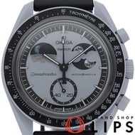 Swatch Omega x Swatch 生物陶瓷月亮錶「地球EARTH」SO33M700 男士腕錶，生物陶瓷/尼龍錶帶，灰色，成色極佳，含原廠錶盒和保固卡。 [全新]