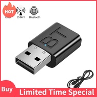 Usb Bluetooth-compatible 5.0 Transmitter Receiver Adapter Stereo Rca Usb 3.5mm Aux Hifi Audio For Tv Pc Headphones