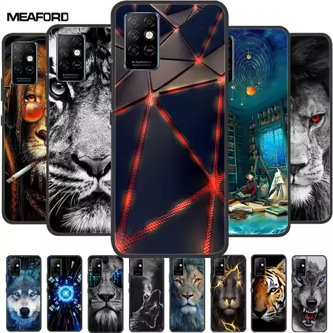 For Infinix Note 8 Case 8i 10Pro Soft TPU Silicone Back Cover For Infinix Note 8i Phone Case X692 No