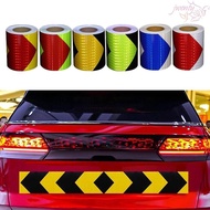 JWENTY Car Safety Mark Stickers Personality 5CM*3M Reflective Film Protective Sticker Truck Luminous Arrow Strip Stickers