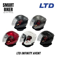 LTD Infinity Avent Double Visor Helmet Motorcycle SIRIM Approved JPJ Lulus