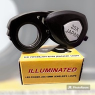LED Power 20x -15mm Jewelers Loupe