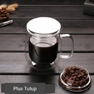 Double Wall Coffee Glass/Double Wall Coffee Mug Glass s2 DS10