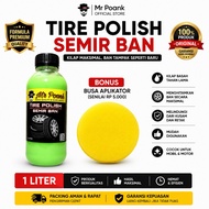 Mr Poank Tire Polish 1 Liter Car Motorcycle Tire Polish Tire Blackener Wet Look Tire Polish Long Las