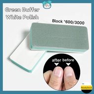 AIDA 2Way Nail Buffer Polish Sanding Exfoliating Block Double-Sided Strip Shining File Pengilat Kuku